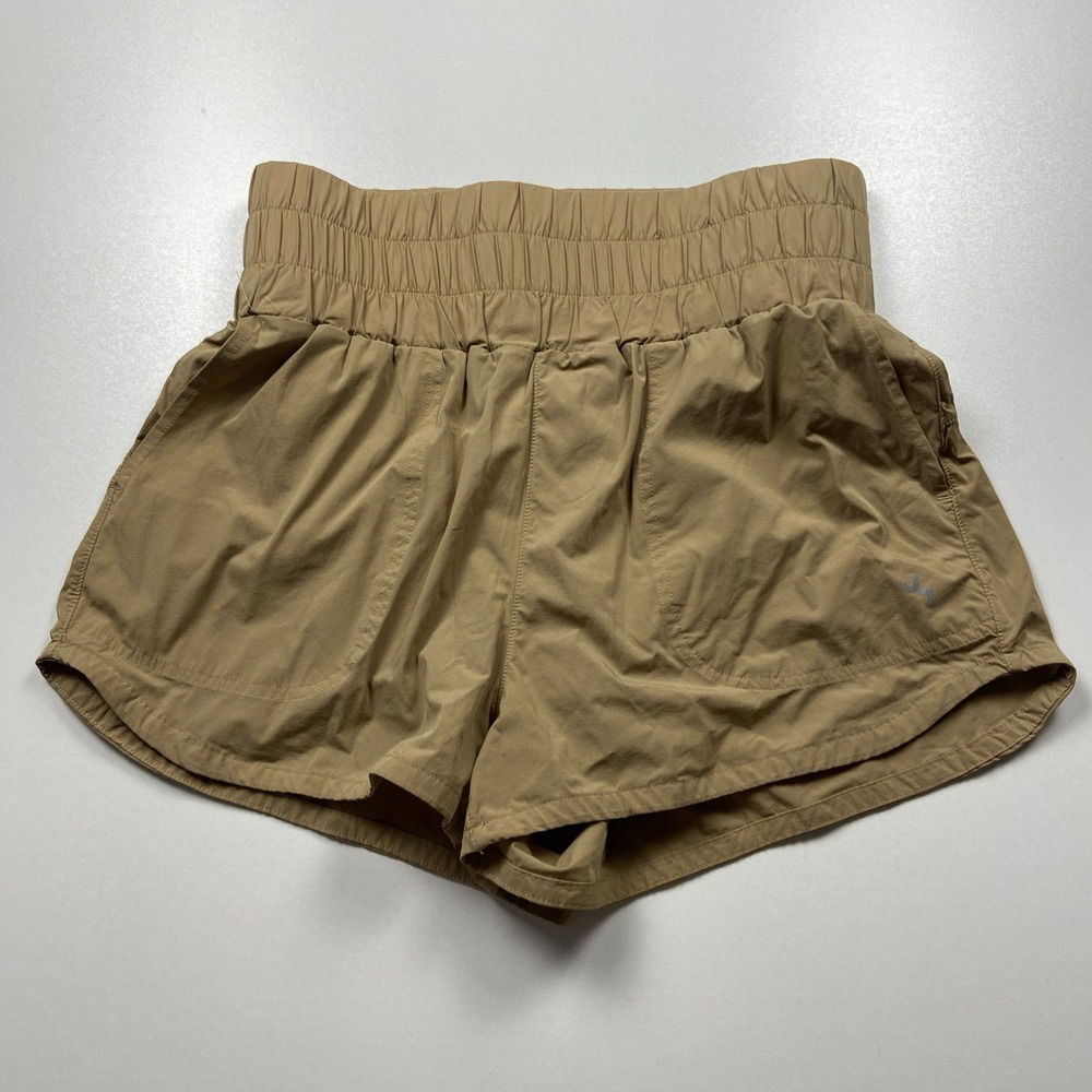 JoyLab Activewear Shorts Size XS Beige Lined Running Nylon Blend Athleisure